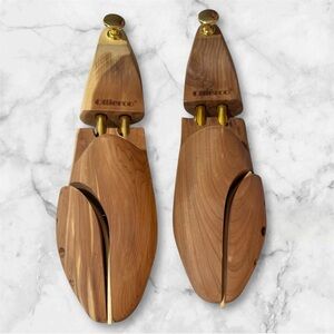 Ollieroo | Mens Shoes Trees Twin Tube Cedar Shoe Trees with Gold Accents